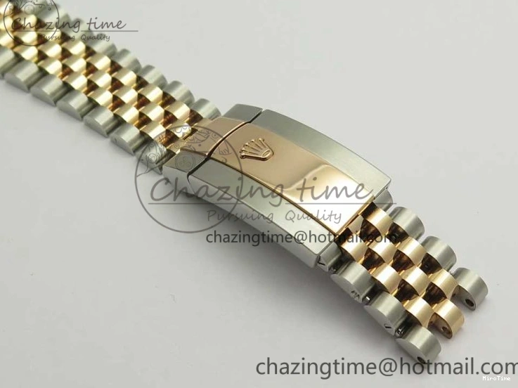 MiroTime 0501 Timeless DateJust 36mm 904 SS RG Wrapped 116231 GMF Gray Diam Dial on SS RG Wrapped Jubilee Bracelet A 3272